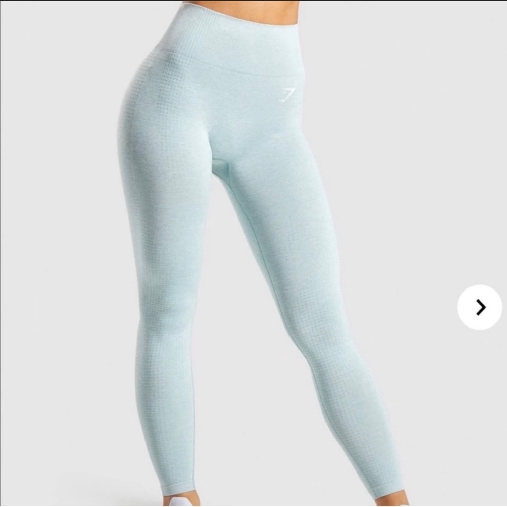 blue seamless gymshark leggings
